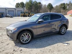 Salvage cars for sale at Mendon, MA auction: 2018 Alfa Romeo Stelvio TI