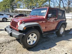 Salvage cars for sale at Austell, GA auction: 2010 Jeep Wrangler Sport