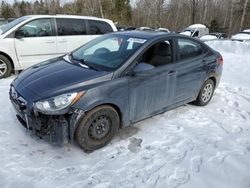 Vehiculos salvage en venta de Copart Cookstown, ON: 2012 Hyundai Accent GLS