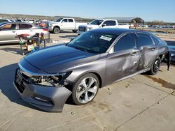 Salvage cars for sale at Grand Prairie, TX auction: 2018 Honda Accord Touring