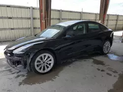 Salvage cars for sale at Homestead, FL auction: 2022 Tesla Model 3