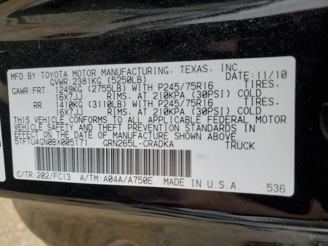 2011 Toyota Tacoma Prerunner Access Cab