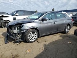 Salvage cars for sale at Woodhaven, MI auction: 2017 Nissan Sentra S