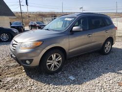 Salvage cars for sale at Northfield, OH auction: 2011 Hyundai Santa FE Limited