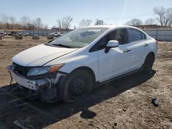 Salvage cars for sale at Chicago Heights, IL auction: 2012 Honda Civic LX