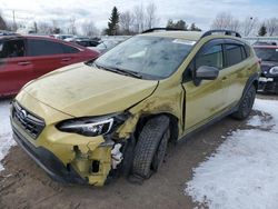 Salvage cars for sale at Bowmanville, ON auction: 2021 Subaru Crosstrek Sport