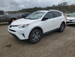 Salvage cars for sale at Greenwell Springs, LA auction: 2018 Toyota Rav4 LE