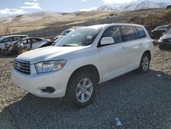 Salvage cars for sale from Copart Reno, NV: 2008 Toyota Highlander