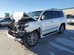 Salvage cars for sale at Haslet, TX auction: 2015 Lexus LX 570