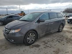 Salvage cars for sale at Oklahoma City, OK auction: 2016 Honda Odyssey Touring