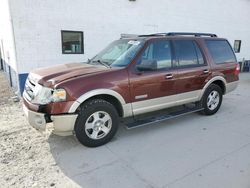 Salvage cars for sale at Farr West, UT auction: 2008 Ford Expedition Eddie Bauer