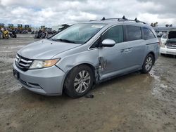 Salvage cars for sale at San Diego, CA auction: 2016 Honda Odyssey EXL