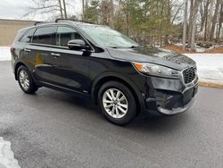 Salvage cars for sale at North Billerica, MA auction: 2019 KIA Sorento LX