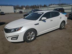 Salvage cars for sale at Pennsburg, PA auction: 2015 KIA Optima LX