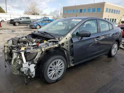 Carros salvage a la venta en subasta: 2018 Subaru Impreza Premium Plus