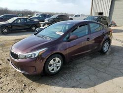 Carros salvage a la venta en subasta: 2017 KIA Forte LX