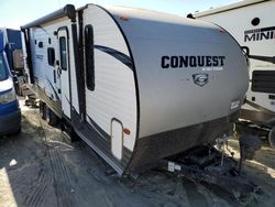 Salvage trucks for sale at Houston, TX auction: 2017 Gulf Stream Conquest