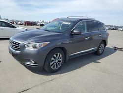 Salvage cars for sale at Sacramento, CA auction: 2014 Infiniti QX60 Hybrid