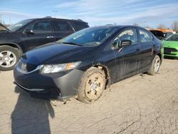 Salvage cars for sale at Bridgeton, MO auction: 2014 Honda Civic LX