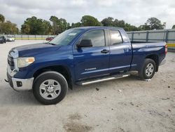 Salvage cars for sale at Fort Pierce, FL auction: 2014 Toyota Tundra Double Cab SR