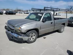 Salvage trucks for sale at Bridgeton, MO auction: 2003 Chevrolet Silverado C1500