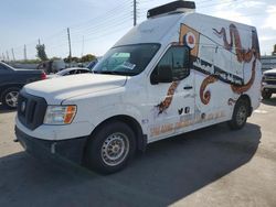 Salvage trucks for sale at Miami, FL auction: 2014 Nissan NV 2500