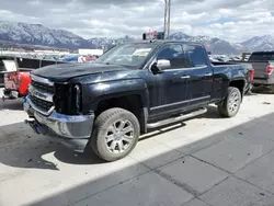 Salvage trucks for sale at Farr West, UT auction: 2016 Chevrolet Silverado K1500 LTZ