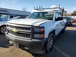 Salvage trucks for sale at New Britain, CT auction: 2014 Chevrolet Silverado C1500