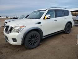 Nissan Armada salvage cars for sale: 2017 Nissan Armada Platinum