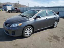 Salvage cars for sale at Ham Lake, MN auction: 2013 Toyota Corolla Base