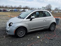 Salvage cars for sale at Hillsborough, NJ auction: 2012 Fiat 500 Lounge