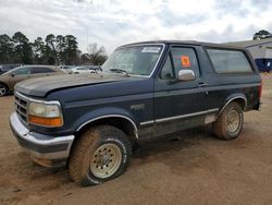 Salvage cars for sale from Copart Longview, TX: 1993 Ford Bronco U100