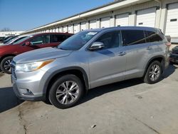 2014 Toyota Highlander XLE en venta en Louisville, KY