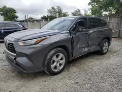 Carros salvage a la venta en subasta: 2020 Toyota Highlander L