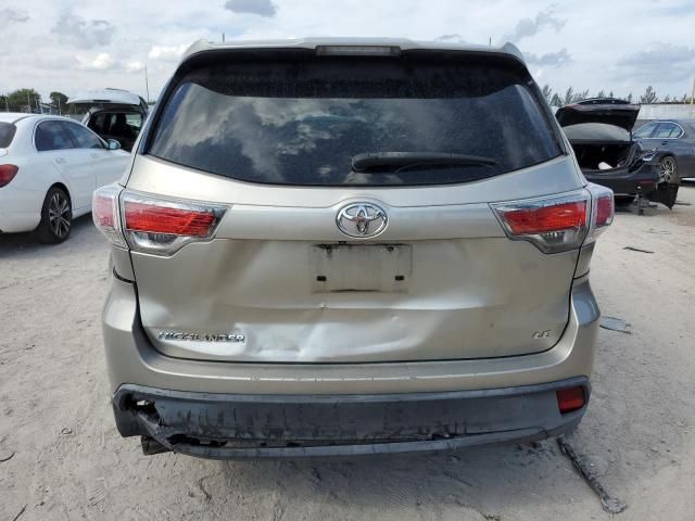 2014 Toyota Highlander LE