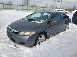 Salvage cars for sale at Central Square, NY auction: 2009 Honda Civic LX-S