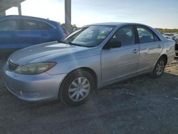 Salvage cars for sale at West Palm Beach, FL auction: 2005 Toyota Camry LE