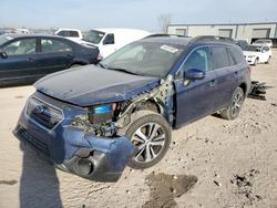 Salvage cars for sale at Kansas City, KS auction: 2019 Subaru Outback 3.6R Limited