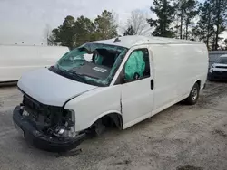 Salvage trucks for sale at Harleyville, SC auction: 2018 GMC Savana G2500