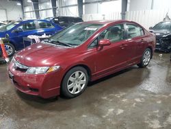 Salvage cars for sale at Ham Lake, MN auction: 2010 Honda Civic LX