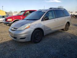 Salvage cars for sale at Sacramento, CA auction: 2006 Toyota Sienna CE