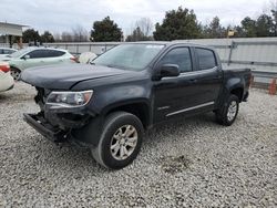 Salvage cars for sale at Memphis, TN auction: 2017 Chevrolet Colorado LT