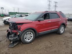 Salvage cars for sale at Elgin, IL auction: 2013 Ford Explorer XLT