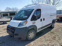 Salvage trucks for sale at Davison, MI auction: 2018 Dodge RAM Promaster 1500 1500 High