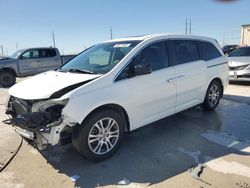 Salvage cars for sale at Haslet, TX auction: 2012 Honda Odyssey EXL