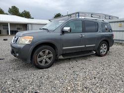 Salvage cars for sale at Prairie Grove, AR auction: 2010 Nissan Armada Platinum