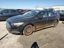 Salvage cars for sale at Kansas City, KS auction: 2014 Ford Fusion S