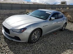 Salvage cars for sale at Reno, NV auction: 2014 Maserati Ghibli S