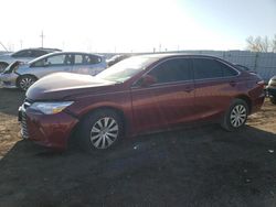 Salvage cars for sale at Greenwood, NE auction: 2017 Toyota Camry LE