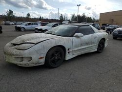 Pontiac salvage cars for sale: 2002 Pontiac Firebird